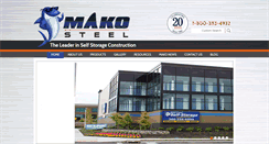 Desktop Screenshot of makosteel.com